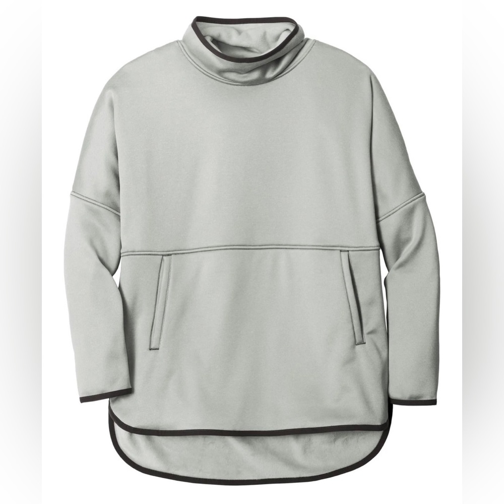 The North Face | Silver Grey Canyon Flats Poncho Pullover funnel neck